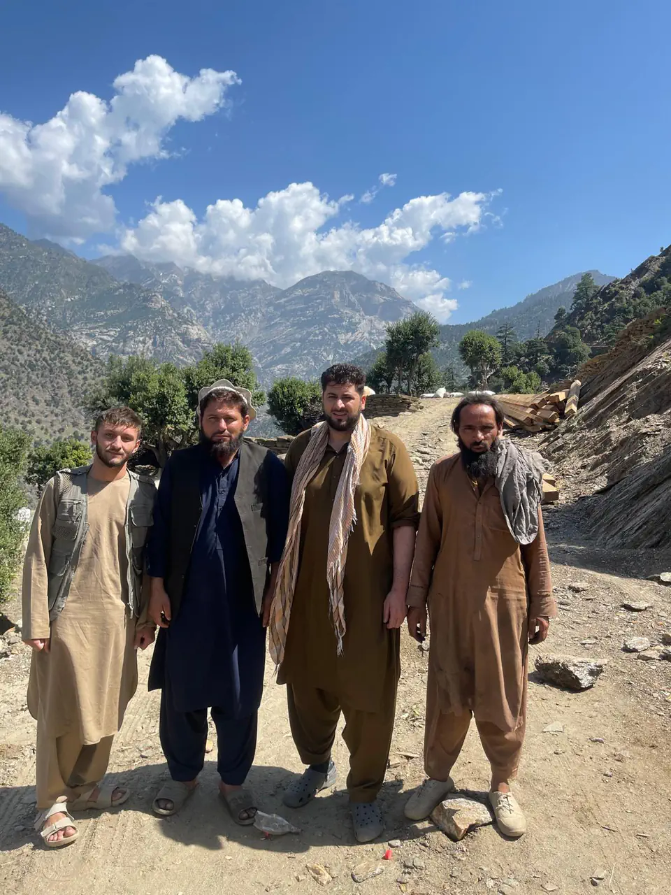 Zabiullah Amiri in the Arans valley of Waygal, Nuristan